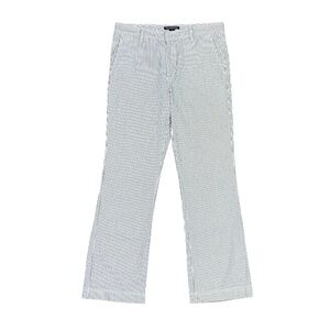 Polo Ralph Lauren Pants Women's Size 12 US White Grey Vertical Stripes Vintage